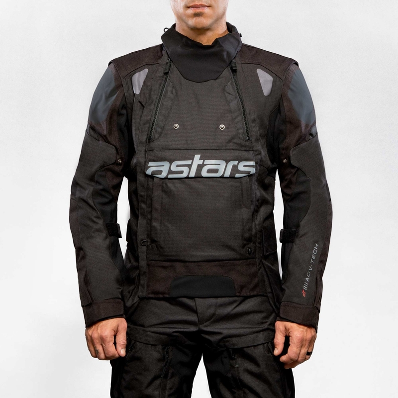 Jachetă moto Alpinestars Halo Drystar Kaki-Bej-Galben Fluo