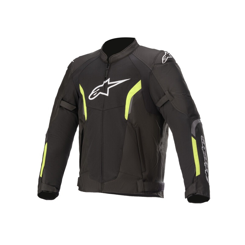 Jachetă Moto Alpinestars AST Air Tech-Air 5 Compatibilă Negru-Galben Fluo