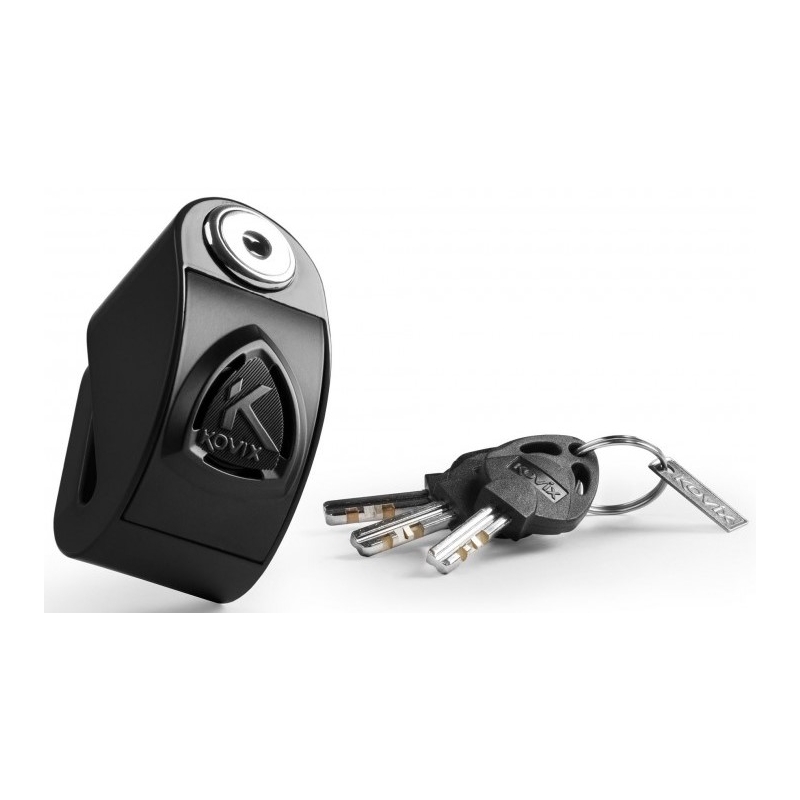 Blocaj pentru frâne pe disc cu alarmă KOVIX KD6 negru