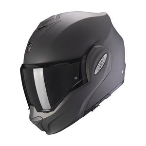 Cască de motocicletă rabatabilă Scorpion EXO-TECH EVO Solid antracit mat