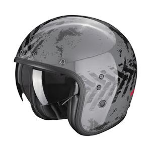 Casca moto deschisa Scorpion Belfast EVO NEVADA gri-negru