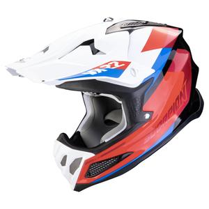 Casca motocross Scorpion VX-22 Air BETA negru-rosu-alb