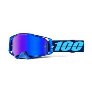 Ochelari de motocross 100% - USA ARMEGA COUPE - Plexiglass Hiper blue
