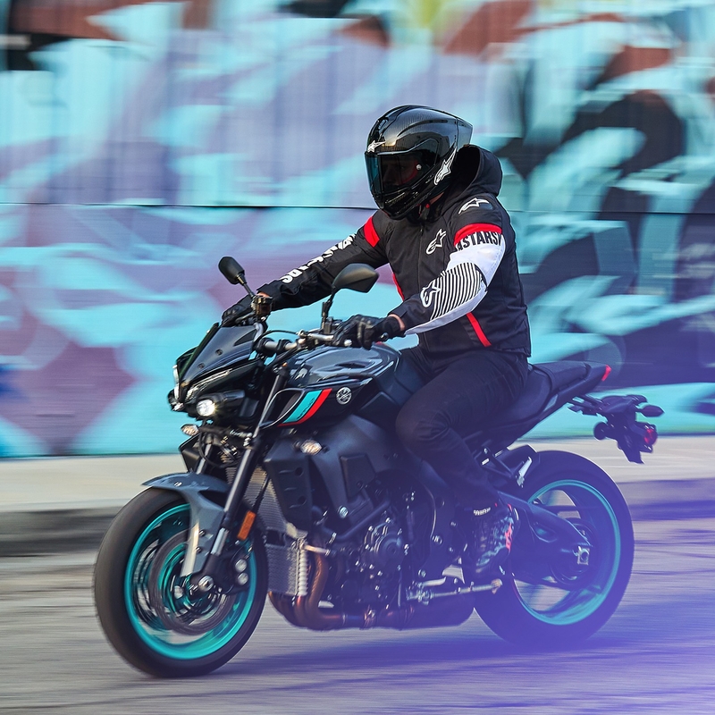 Jacheta moto Alpinestars Zaca Air Waterproof negru-alb-rosu fluo