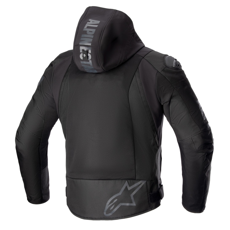Jacheta moto Alpinestars Zaca Air Waterproof negru-negru