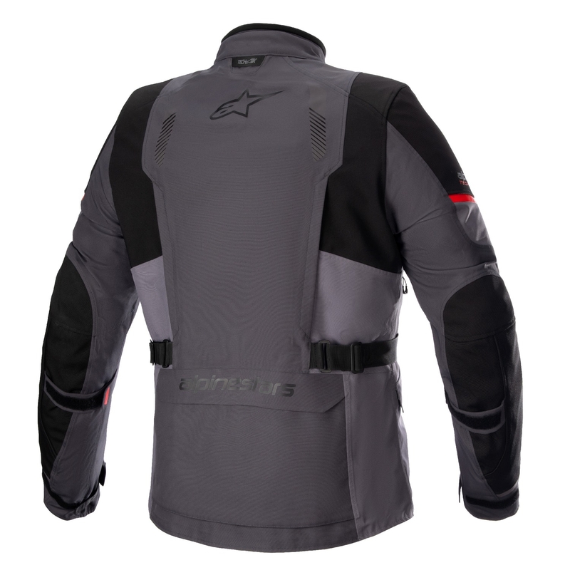 Jachetă moto Alpinestars Monteira Drystar XF gri închis-negru-roșu