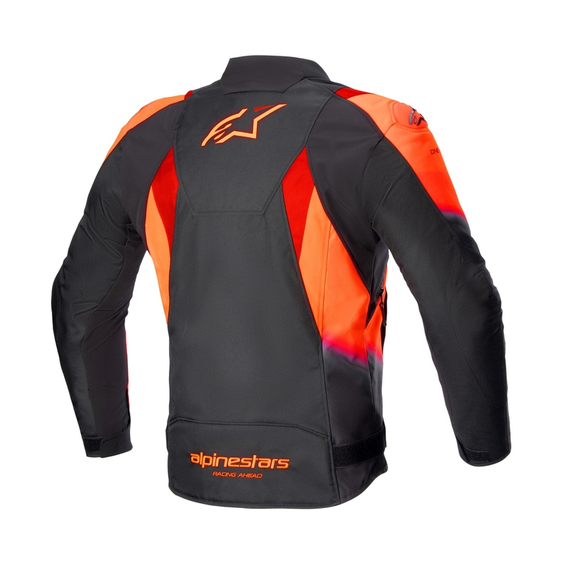Geaca moto Alpinestars T-SP 1 2 Impermeabil negru-rosu fluo