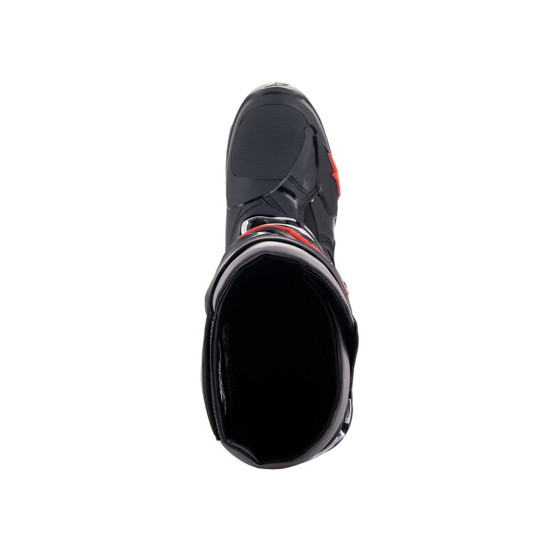 Ghete moto Alpinestars Tech 10 negru-rosu fluo-gri