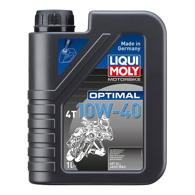 Ulei de motor mineral LIQUI MOLY Motocicleta 4T 10W40 Optimal 1 l