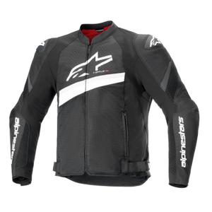 Geacă moto Alpinestars T-GP Plus R 4 Airflow alb-negru