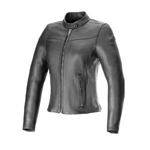 Geacă moto din piele Alpinestars Ory negru-negru