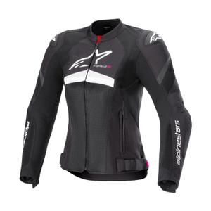 Geaca moto dama Alpinestars Stella T-GP Plus R 4 Airflow negru-alb