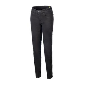 Blugi de motocicletă pentru femei Alpinestars Daisy 3 Denim Washed Black