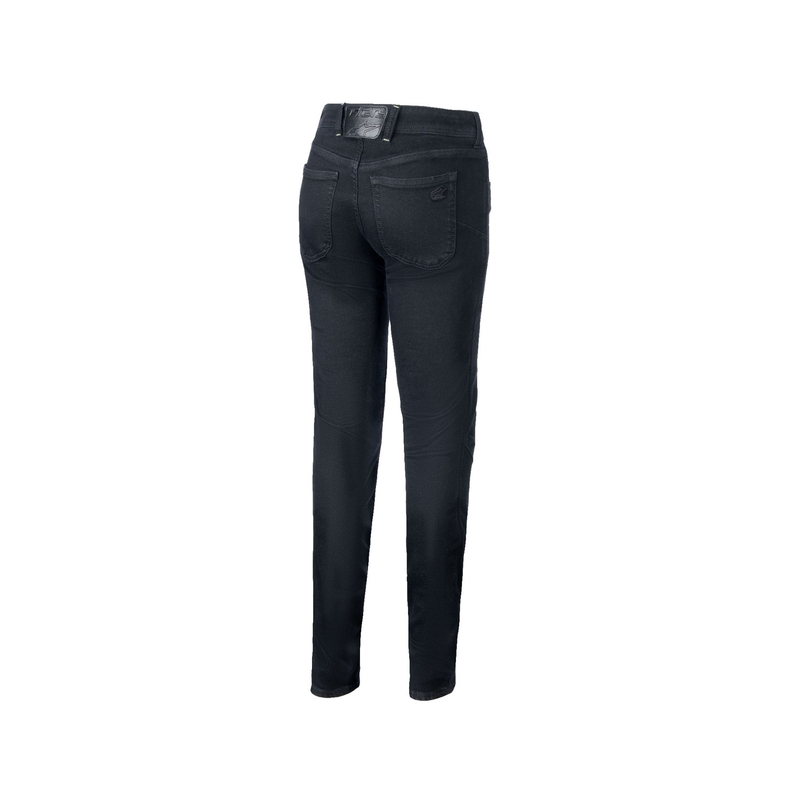 Blugi de motocicletă pentru femei Alpinestars Daisy 3 Denim Washed Black