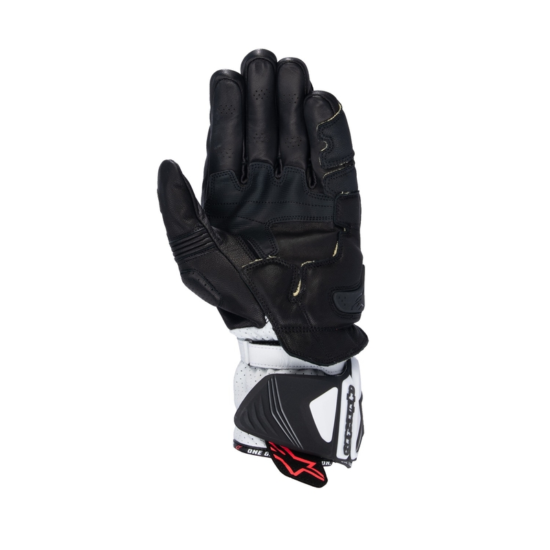 Mănuși moto Alpinestars GP PRO R 4 alb-negru