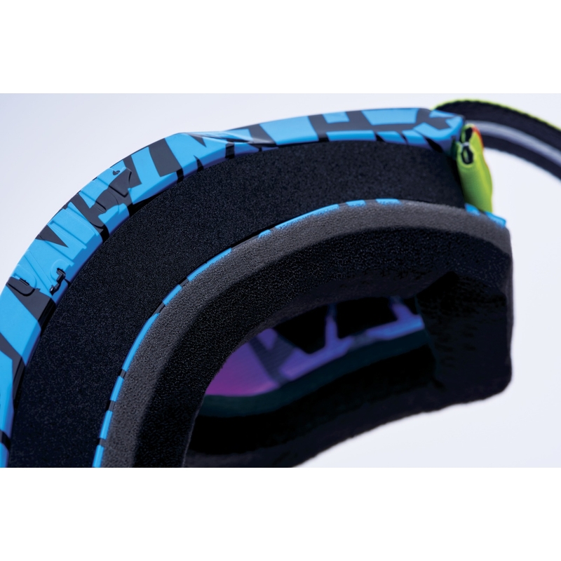 Ochelari de motocross 100% ACCURI 2 Special UTV/OTG - Ediție limitată Ken Block Red cu plexiglas cromat