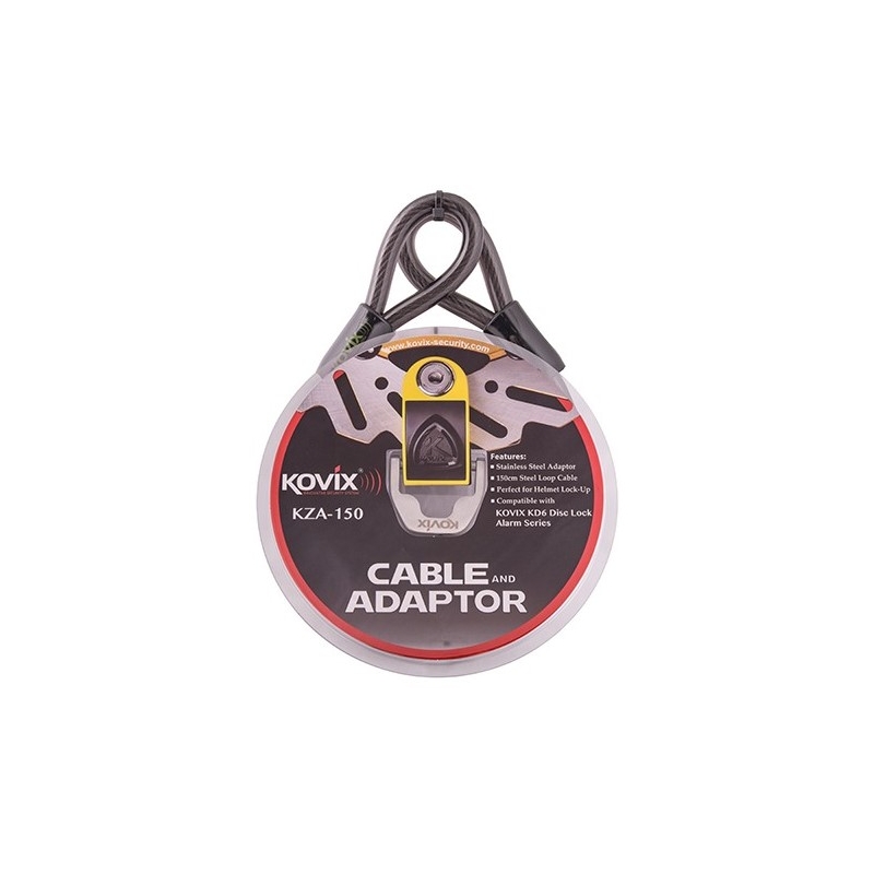 Cablu de sârmă de oțel cu adaptor KOVIX KZA-150 lichidare