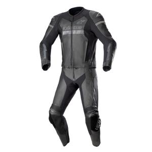 Costum moto din două piese Alpinestars GP Force Chaser compatibil TECH-AIR 5 negru-negru