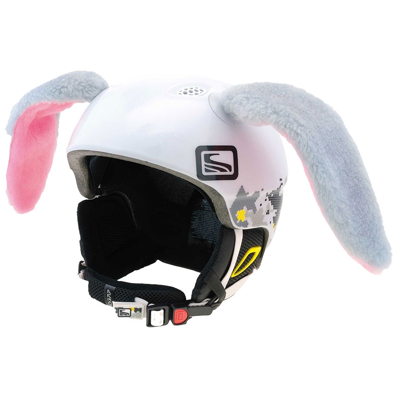 Urechi pe cască Iepure mare gri