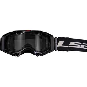 Ochelari de motocross LS2 Aura Enduro plexiglas negru transparent