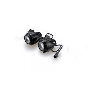 Auxiliary lights PUIG BEAM 3.0 21786N Negru set with accessories, homologated
