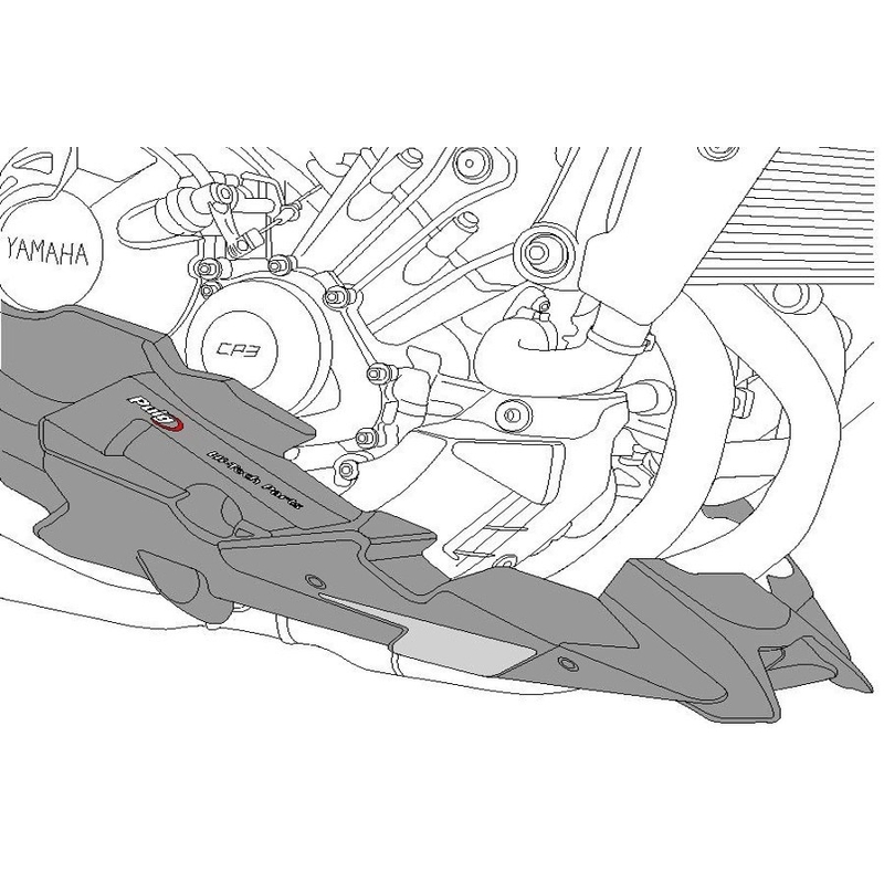 Engine spoiler PUIG Negru