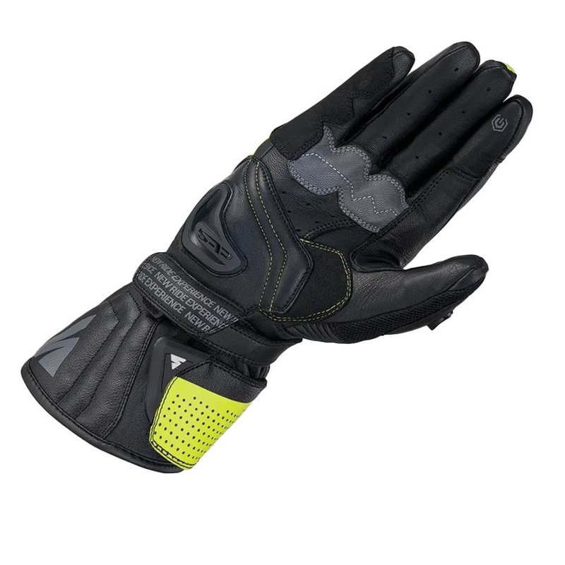 Mănuși moto Shima STR-2 Vent galben fluo