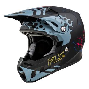 Casca motocross FLY Racing Formula CC Tektonic negru-gri