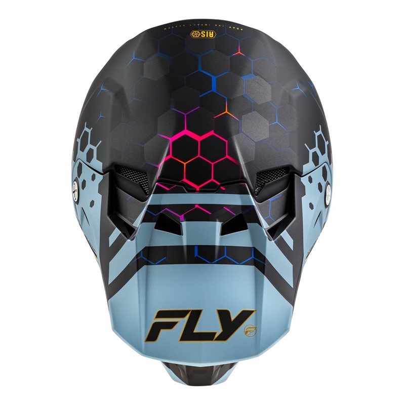 Casca motocross FLY Racing Formula CC Tektonic negru-gri