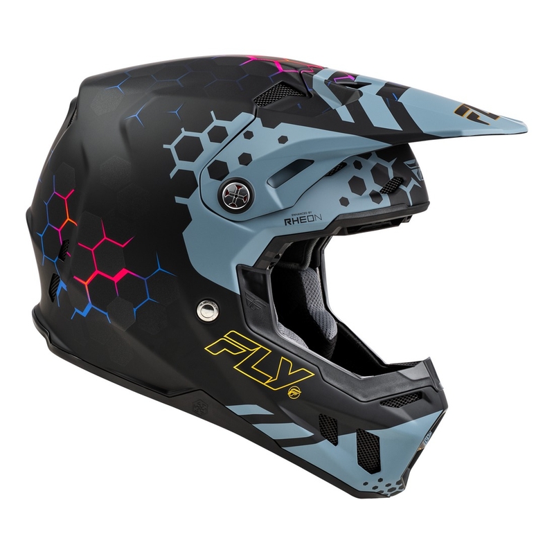 Casca motocross FLY Racing Formula CC Tektonic negru-gri