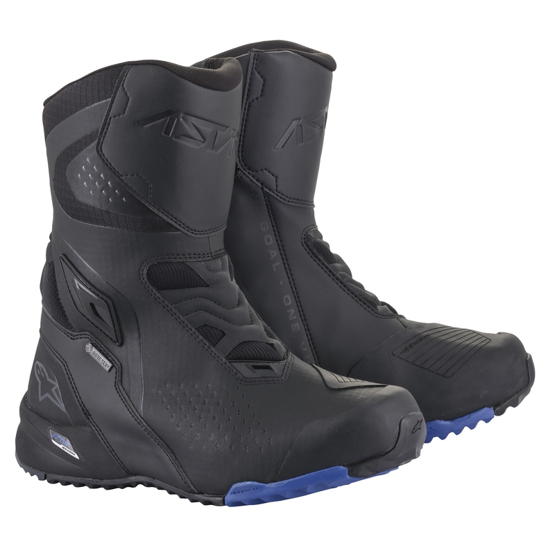 Ghete moto Alpinestars RT-8 GORE-TEX negru-albastru