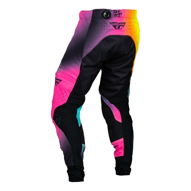 Pantaloni motocross FLY Racing Lite Le Legacy roz-albastru-negru