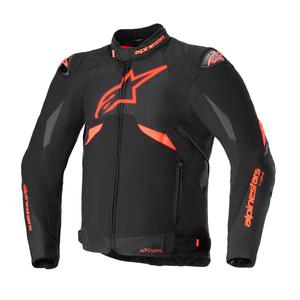 Jacheta moto Alpinestars T-GP R 3 DRYSTAR negru-rosu fluo-alb
