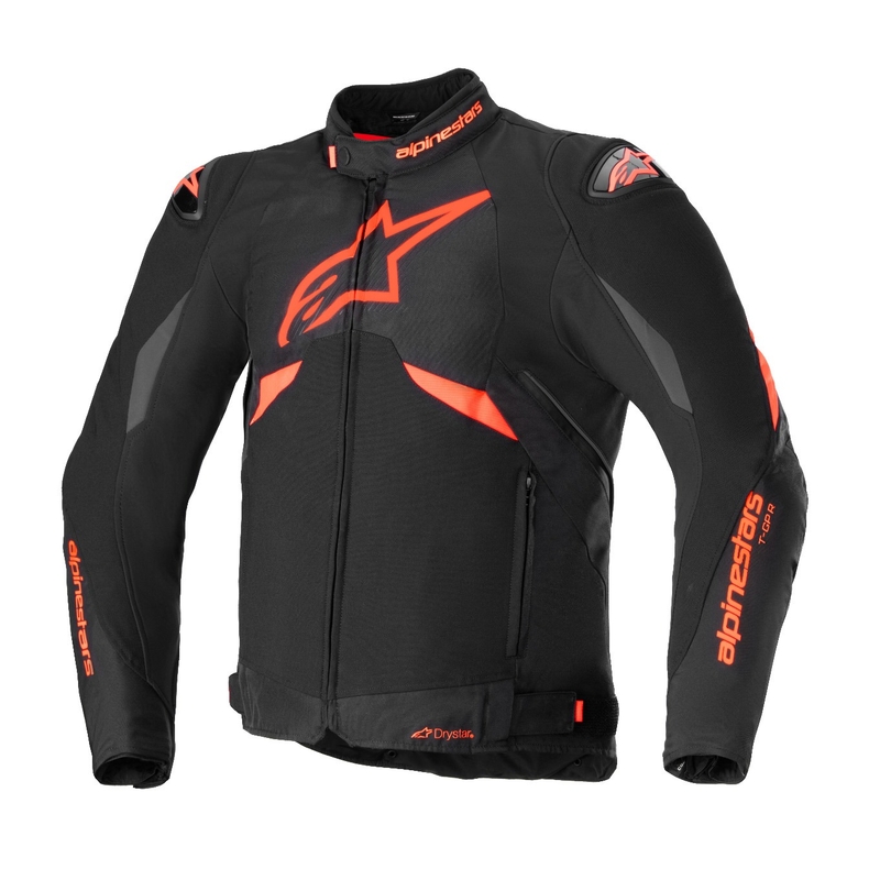 Jacheta moto Alpinestars T-GP R 3 DRYSTAR negru-rosu fluo-alb