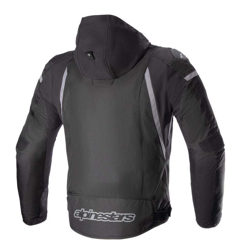Jacheta Moto Impermeabila Alpinestars Zaca Negru-Gri Inchis