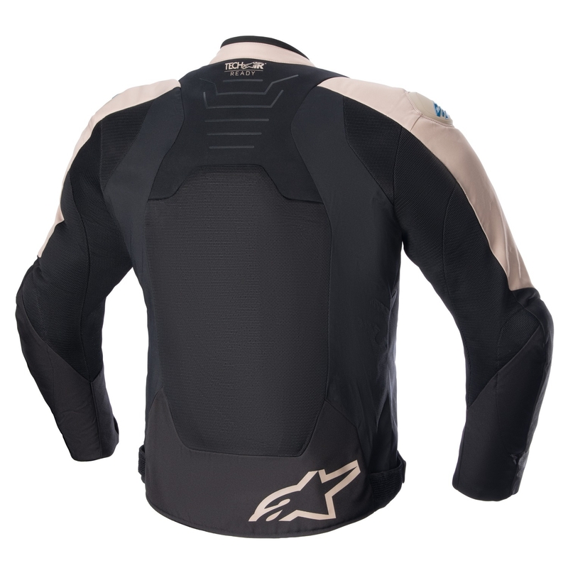Jacheta moto Alpinestars SMX Air maro deschis-negru-albastru