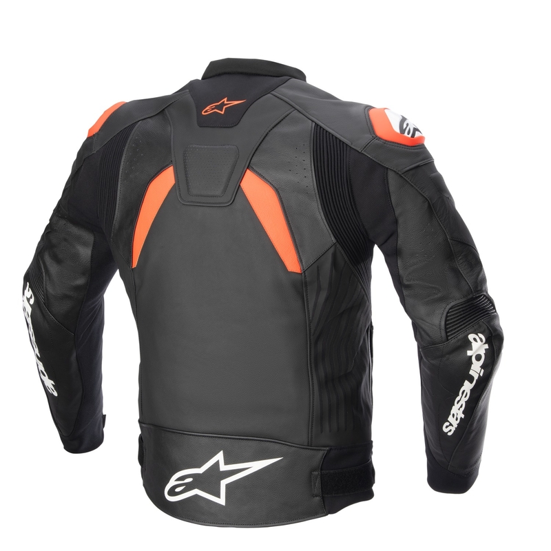 Jacheta moto Alpinestars GP PLUS 4 negru-rosu fluo-alb