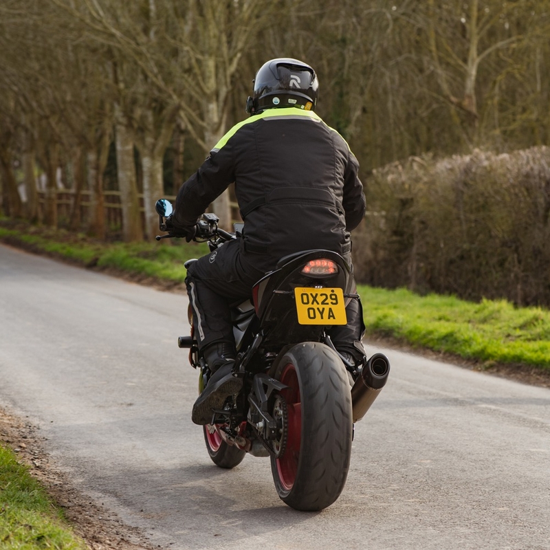 Geacă Motocicletă Oxford Spartan Long WP Neagră