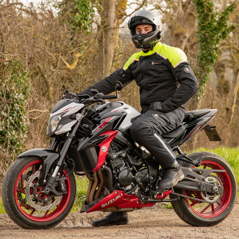 Pantaloni de motocicletă Oxford Spartan WP negri