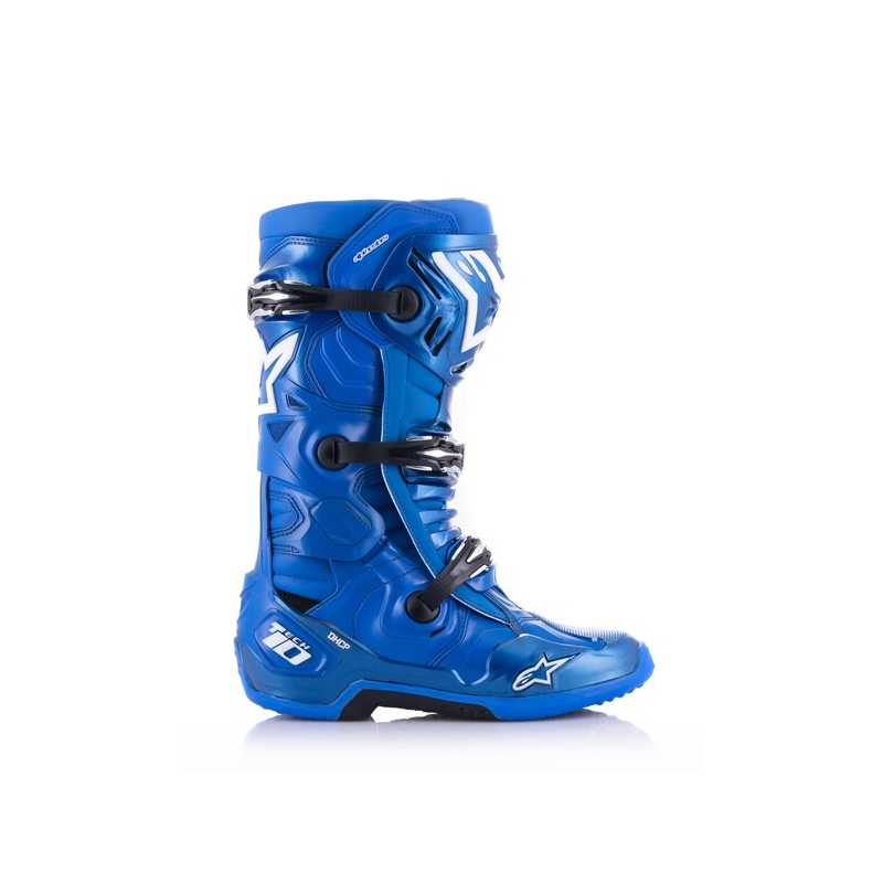 Cizme moto Alpinestars Tech 10 albastru-negru-alb