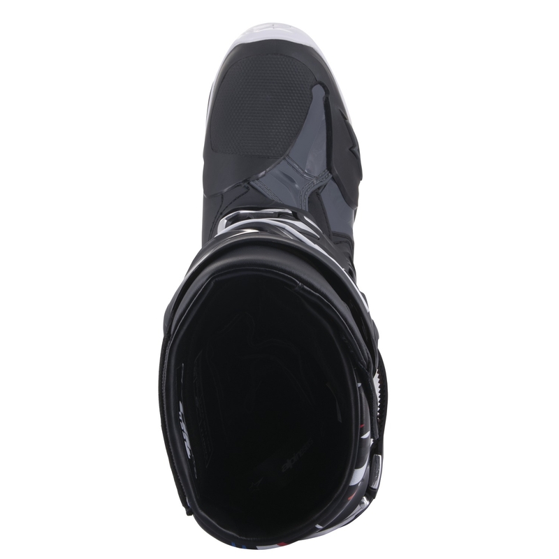 Cizme moto Alpinestars Tech 10 Limited Edition Renen negru-gri-alb-multicolor