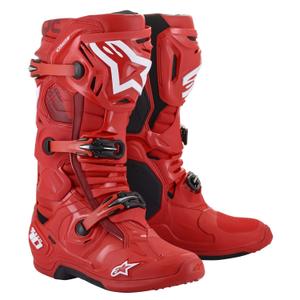 Ghete moto Alpinestars Tech 10 roșii