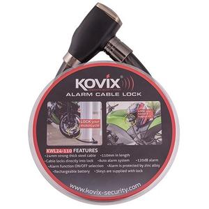 Încuietoare cu cablu cu alarmă KOVIX KWL24-110