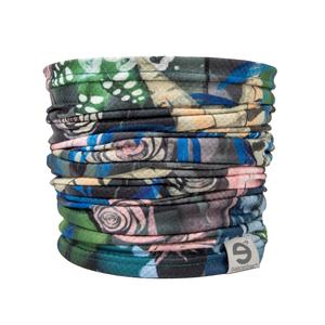 Bandă multifuncțională pentru gât nanosilver® Feather Jungle