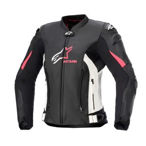 Geaca moto dama Alpinestars GP PLUS 4 negru-alb-roz