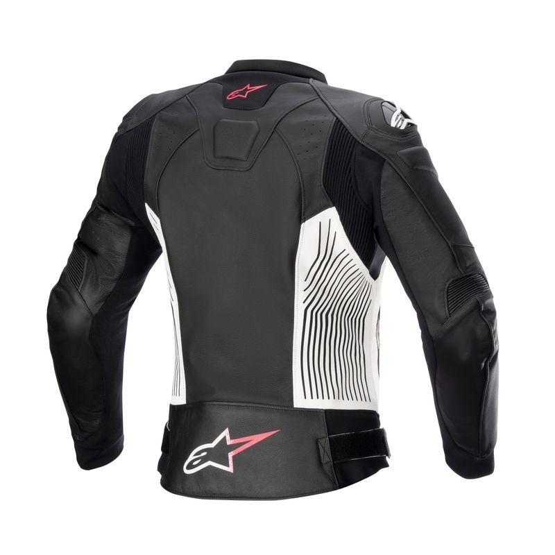 Geaca moto dama Alpinestars GP PLUS 4 negru-alb-roz