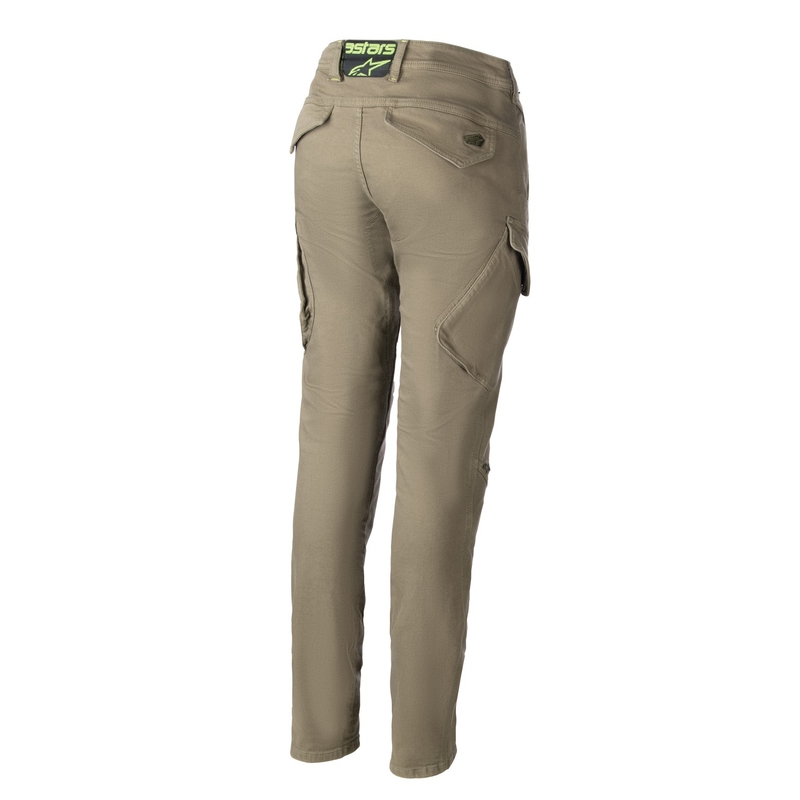 Pantaloni de motocicletă pentru femei Alpinestars Caliber Tech, verzi