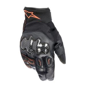 Mănuși moto Alpinestars SMX-1 Drystar negru-rosu fluo