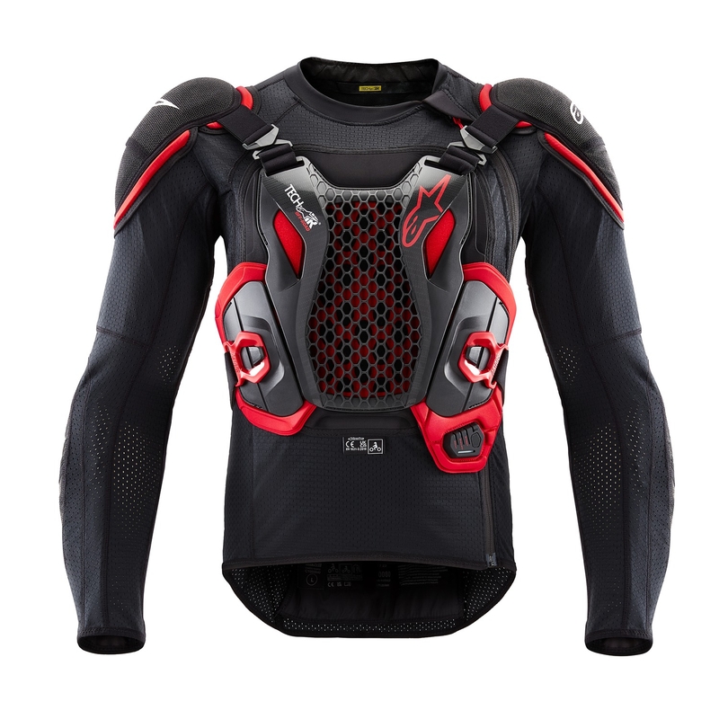 Vesta airbag cu sistem TECH-AIR®OFF-ROAD Alpinestars negru-rosu
