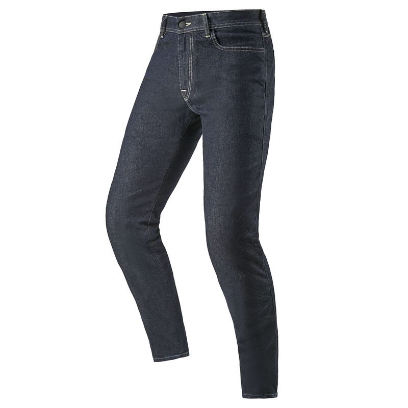 Blugi pentru motociclete Alpinestars Radium 2 Denim, spalati in albastru